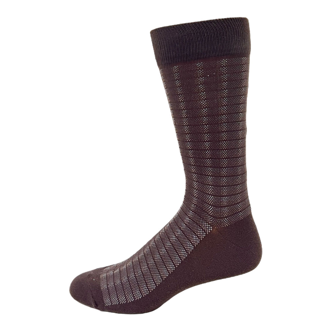 "Stitch Stripe" Cotton Socks by Key - Large