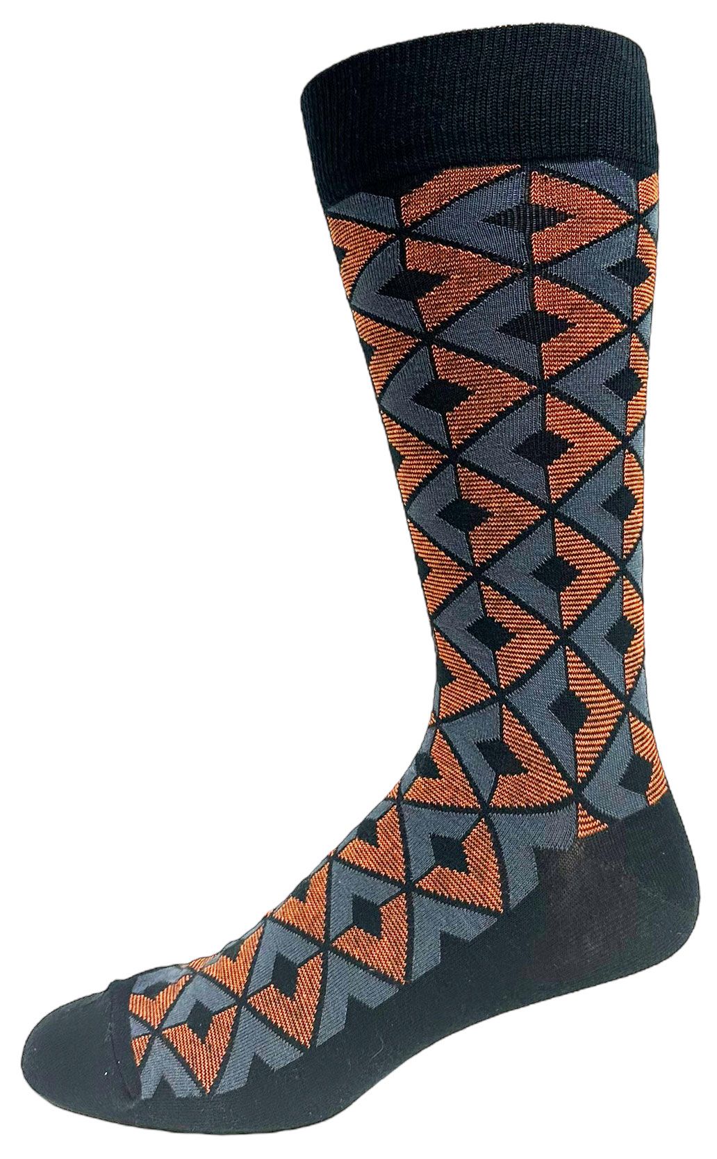Chaussettes en coton « Chevron » par Key - Large 