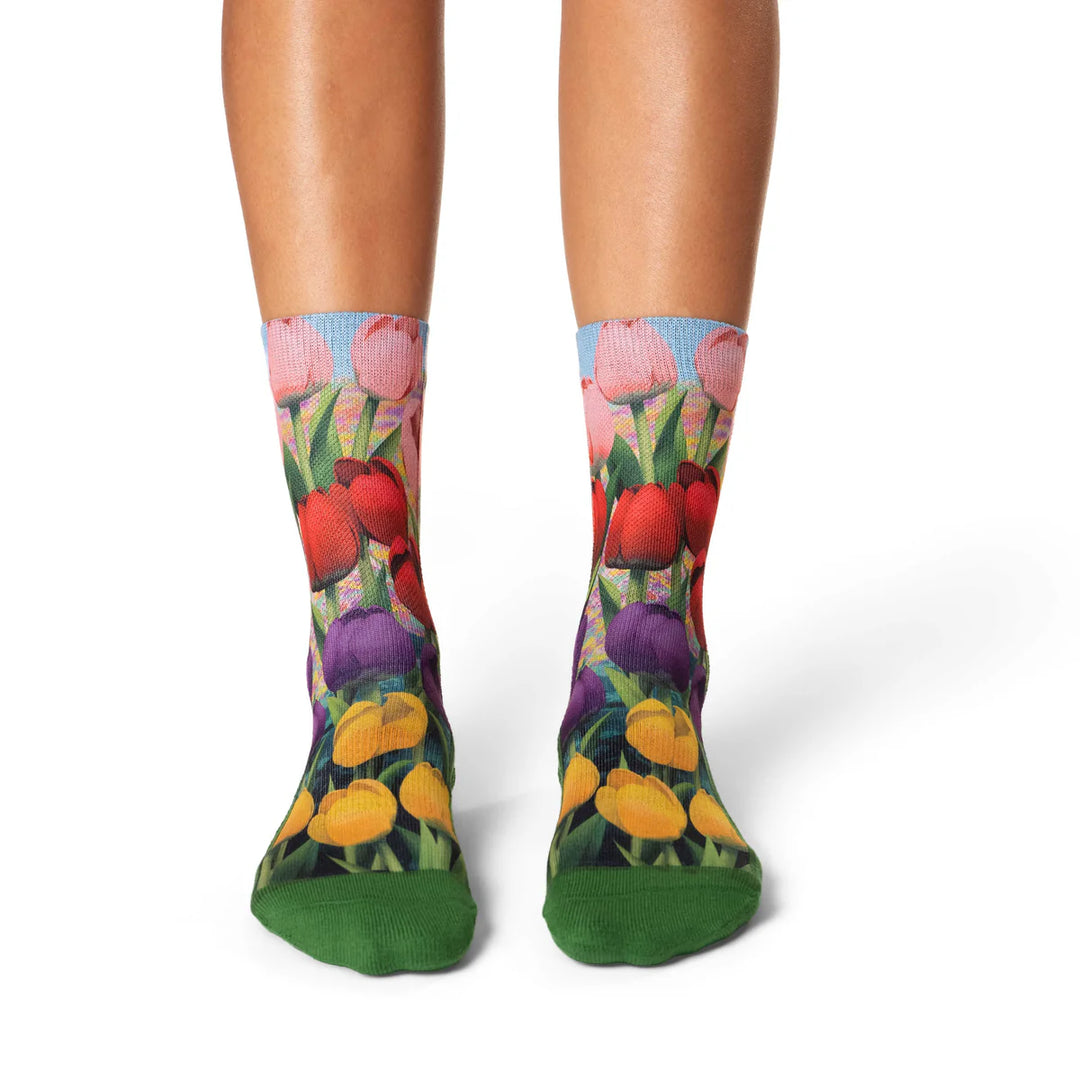 Chaussettes Active Crew « Barbie Logo » de Good Luck Sock - Taille M