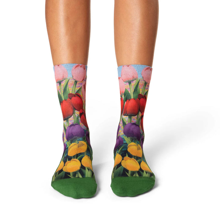 Chaussettes Active Crew « Barbie Logo » de Good Luck Sock - Taille M
