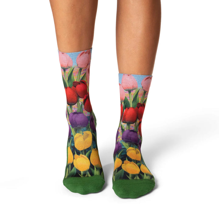 Chaussettes Active Crew « Barbie Logo » de Good Luck Sock - Taille M