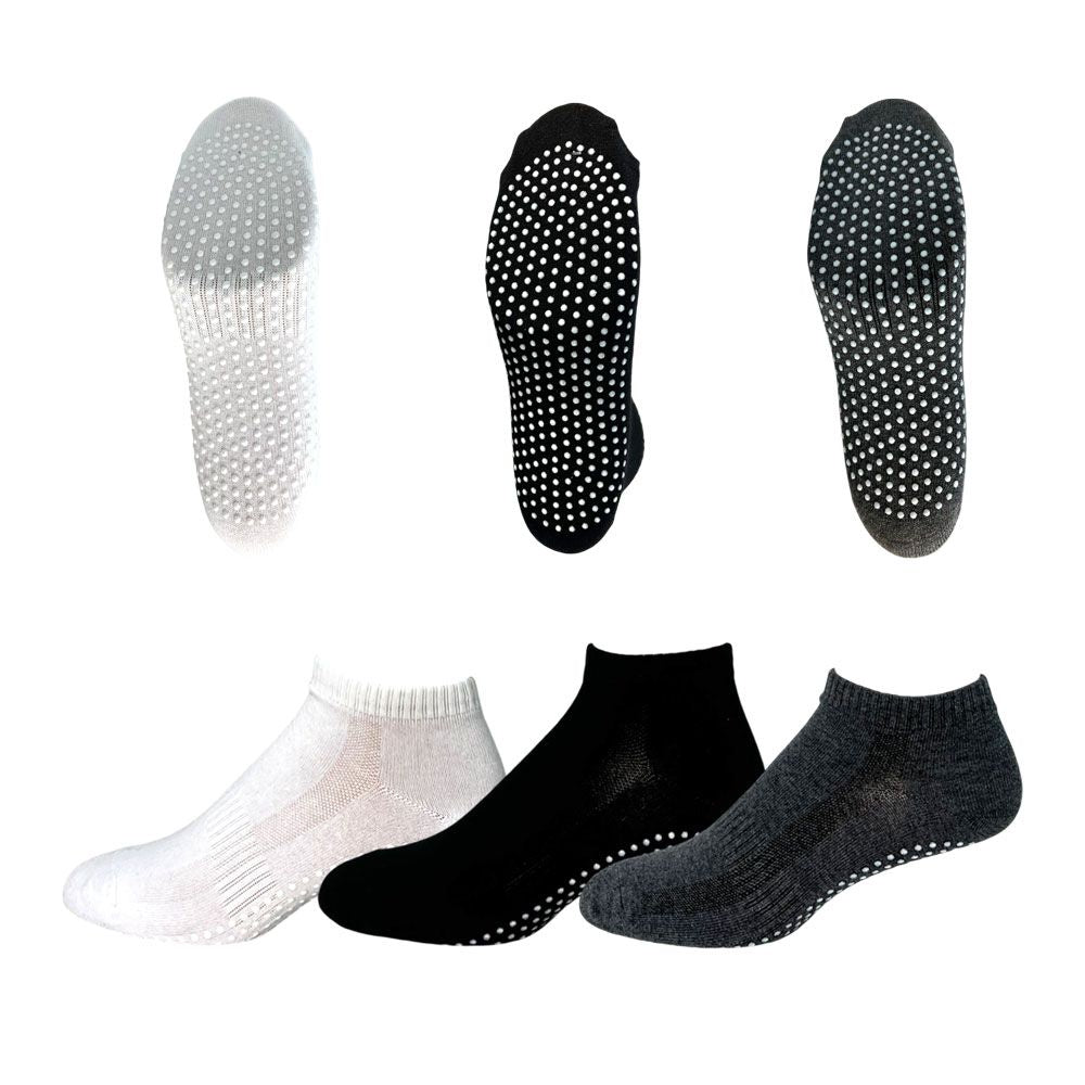 Key's "Sport Ped Non-Slip" COTTON Sock - Large