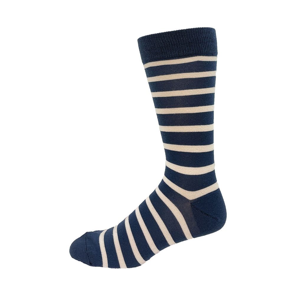 "Bold Stripe" Bamboo Socks by Vagden - Large