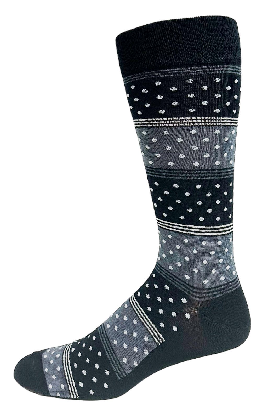 Chaussettes en bambou « Purple Stripe » par Key - Grande 
