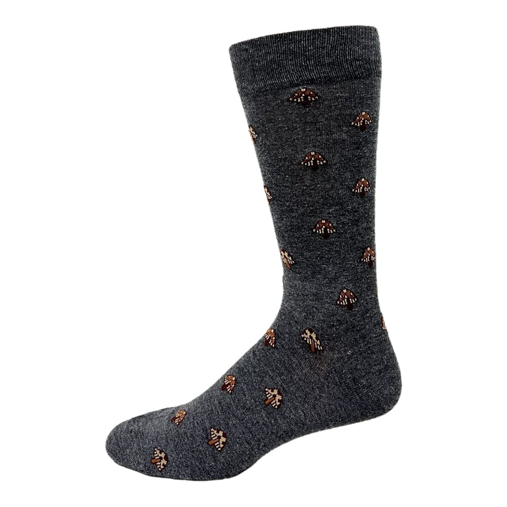 "Mushroom" Bamboo Socks by Key - Large