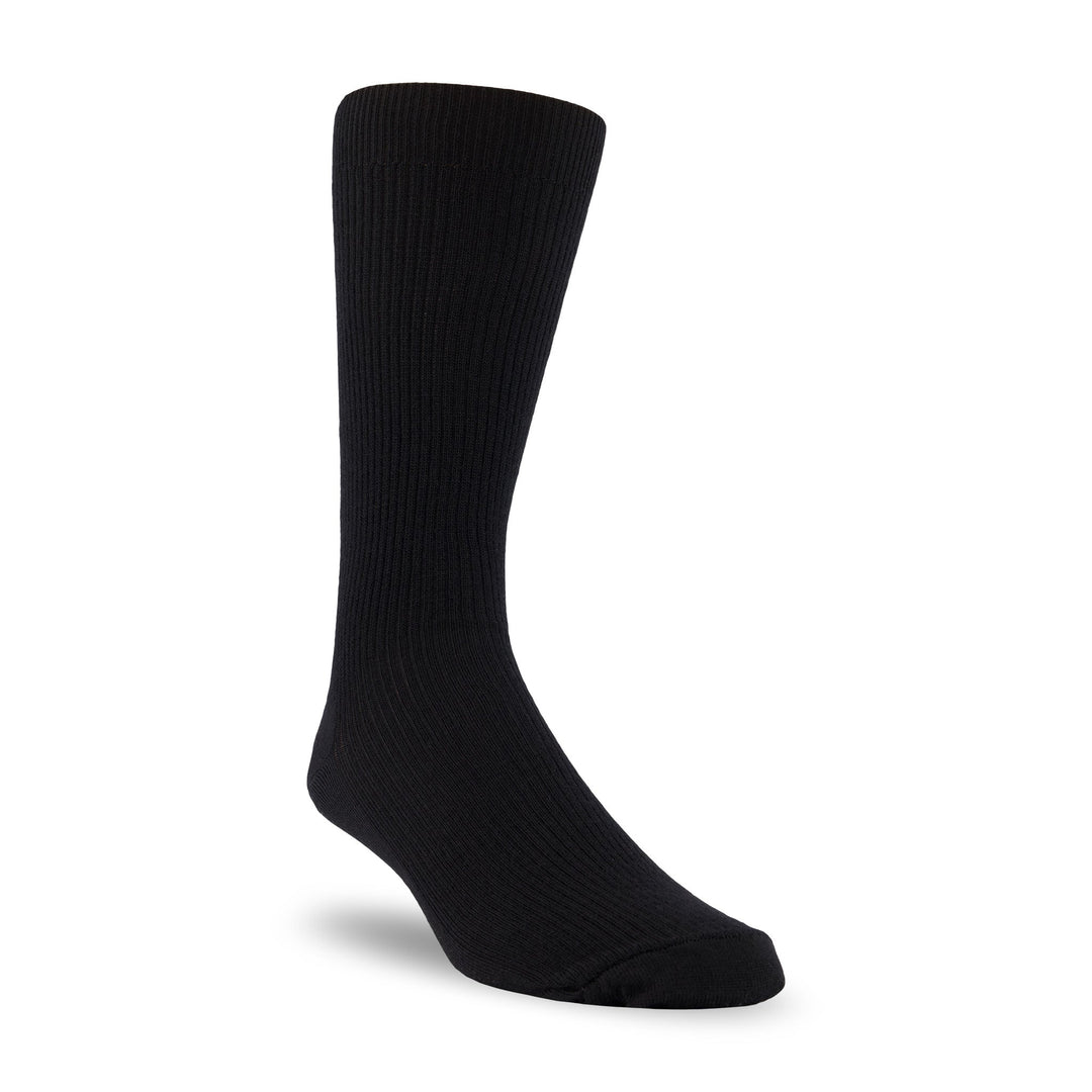 J.B. Field's Cashmere "Non-binding" Ribbed Dress Socks