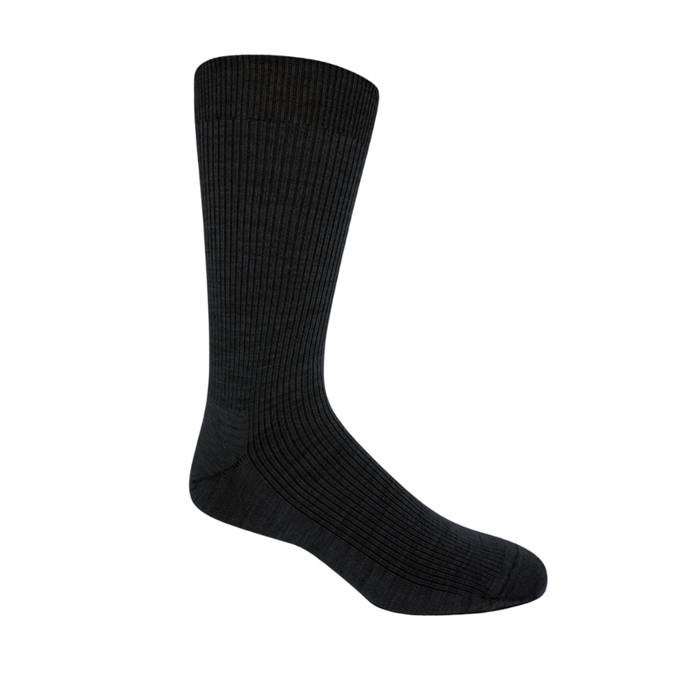 J.B. Field's Cashmere "Non-binding" Ribbed Dress Socks