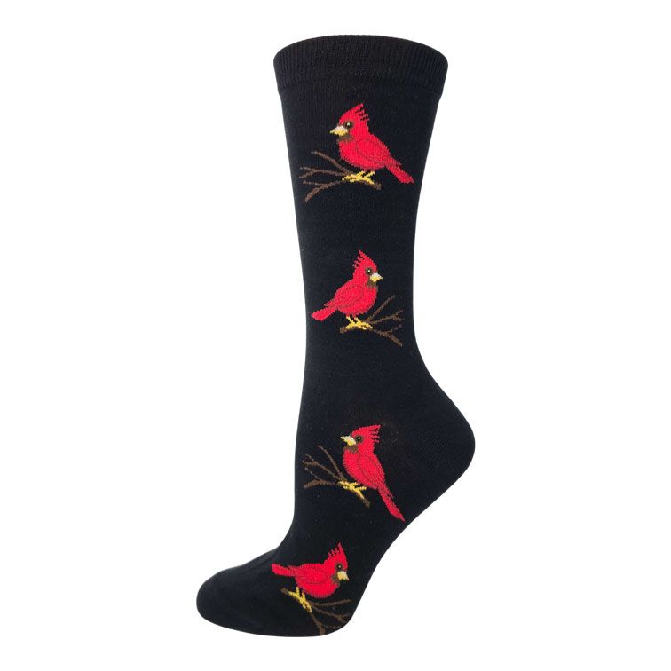 "Cardinal" Cotton Socks by Key - Medium
