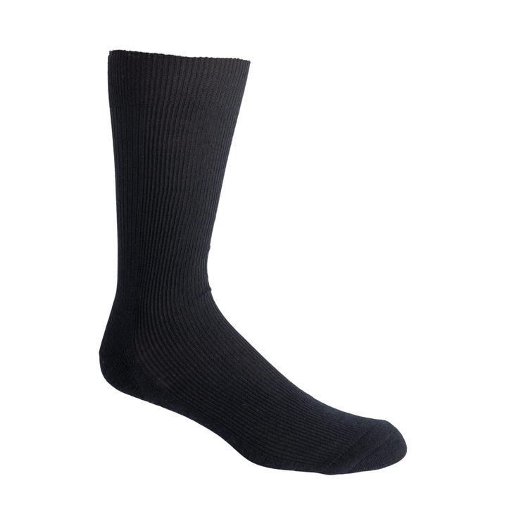 3 PAIR - J.B. Field's Men's Ribbed Bamboo Crew Dress Socks