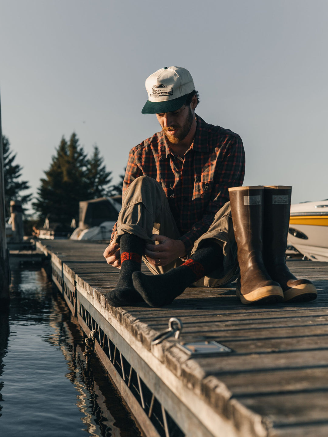 bamboo & merino socks for hiking