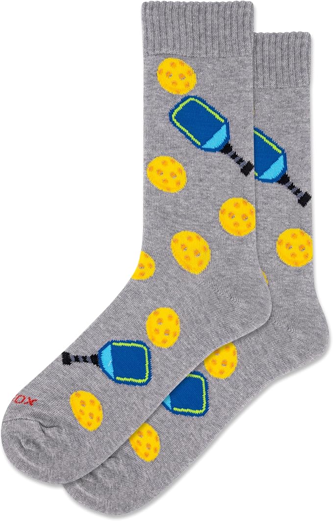 Chaussettes mi-mollet en coton « Pickleball » par Hot Sox 