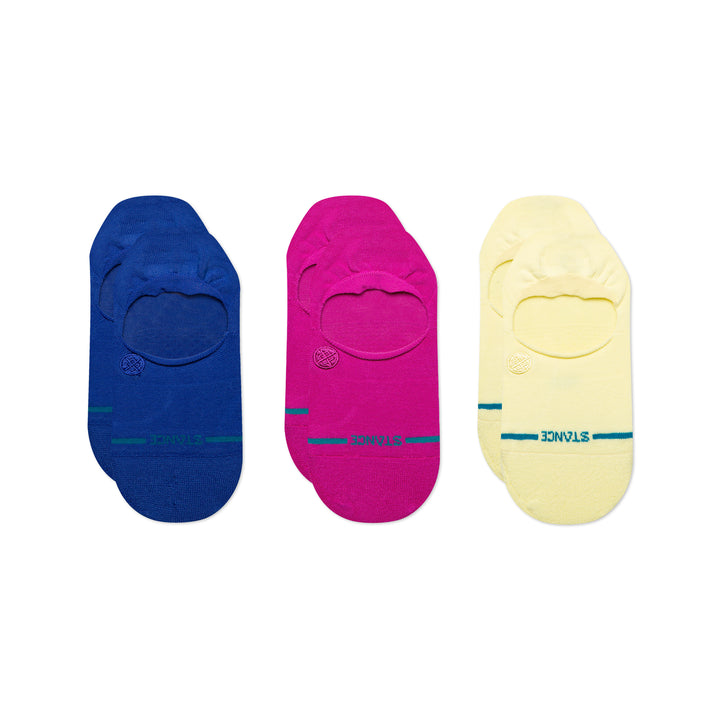 Women's "Leopard No Show 3-Pack" Combed Cotton Socks by Stance