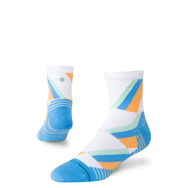 "Gamma Ray UL Quarter" Nylon Blend Performance Running Socks by Stance