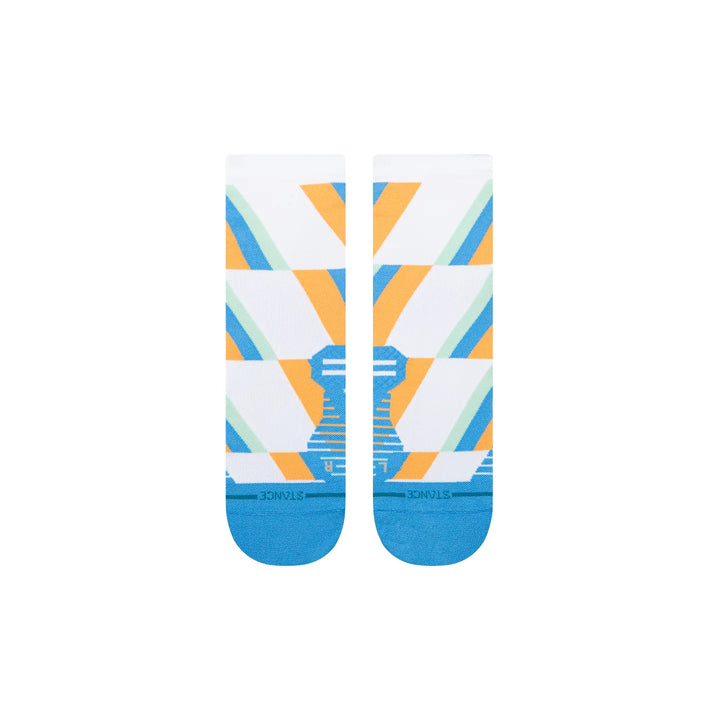 "Gamma Ray UL Quarter" Nylon Blend Performance Running Socks by Stance