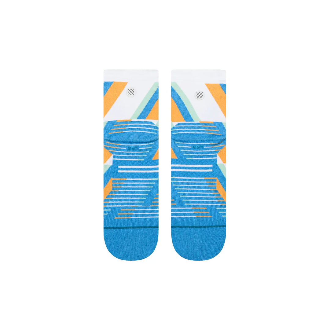 "Gamma Ray UL Quarter" Nylon Blend Performance Running Socks by Stance