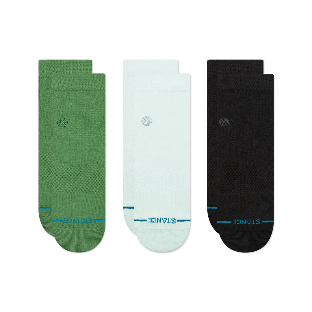 Stance "Icon Quarter 3 Pack" Combed Cotton Socks