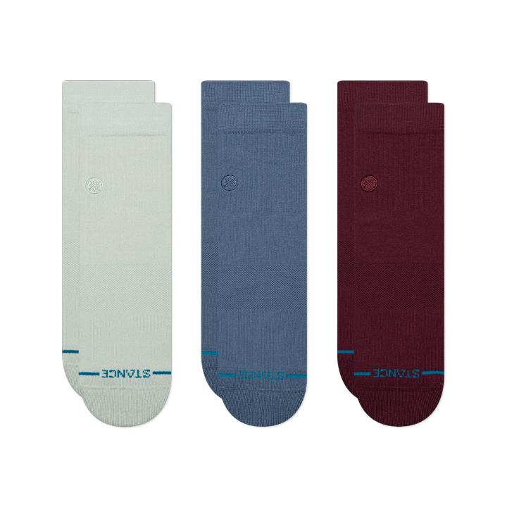 Stance "Icon Quarter 3 Pack" Combed Cotton Socks