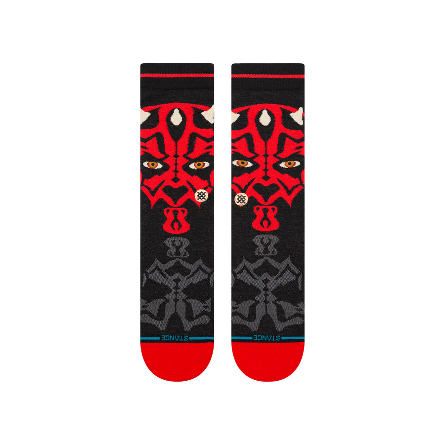 Chaussettes mi-mollet en coton peigné Stance x Star Wars « Maul »