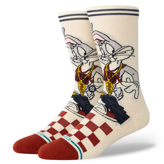 Chaussettes mi-mollet en coton peigné Stance x Looney Tunes « Bugs »