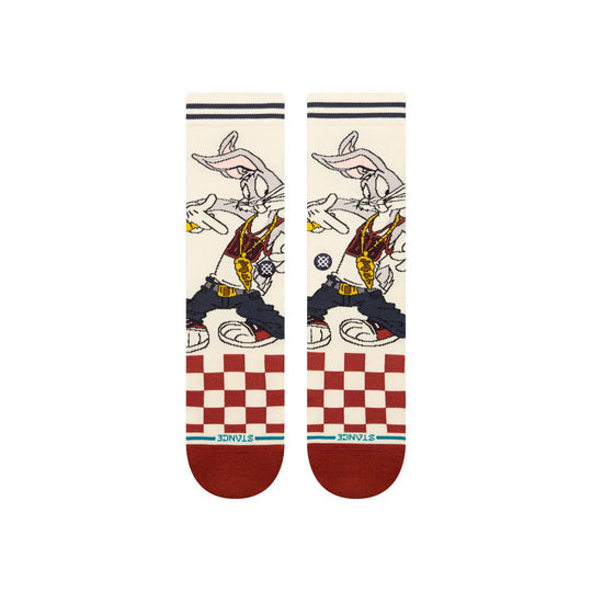 Chaussettes mi-mollet en coton peigné Stance x Looney Tunes « Bugs »