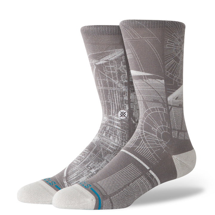 Stance x Star Wars "Death Star" Combed Cotton Blend Crew Socks