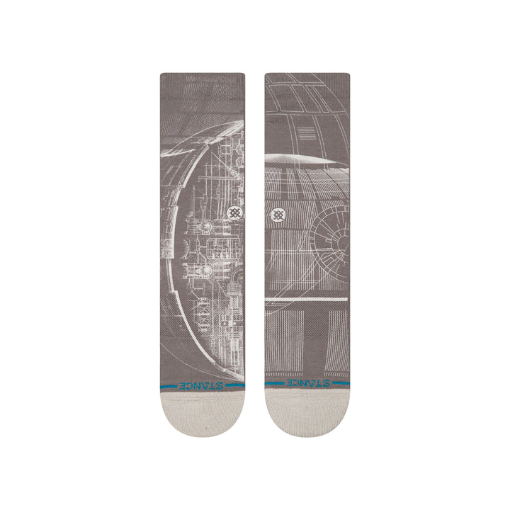 Stance x Star Wars "Death Star" Combed Cotton Blend Crew Socks