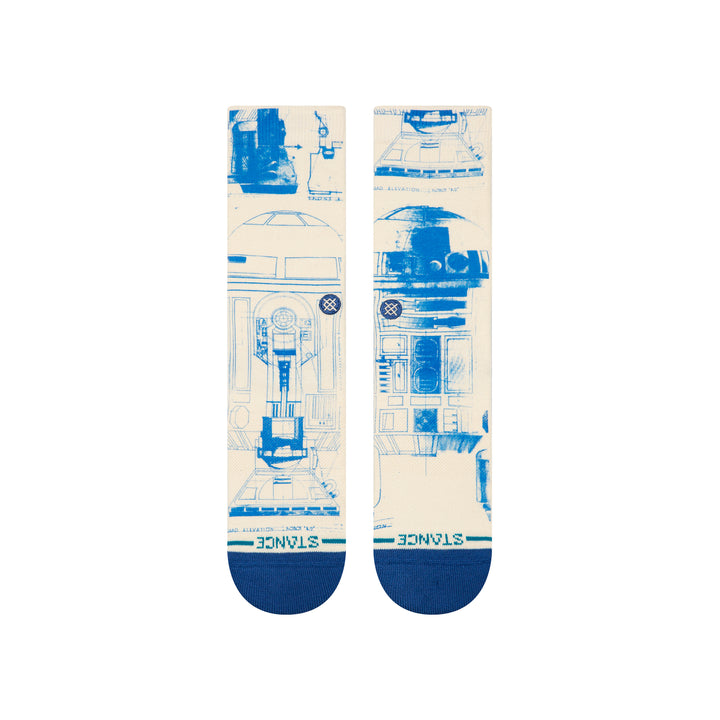 Stance x Star Wars "R2 D2" Combed Cotton Blend Crew Socks