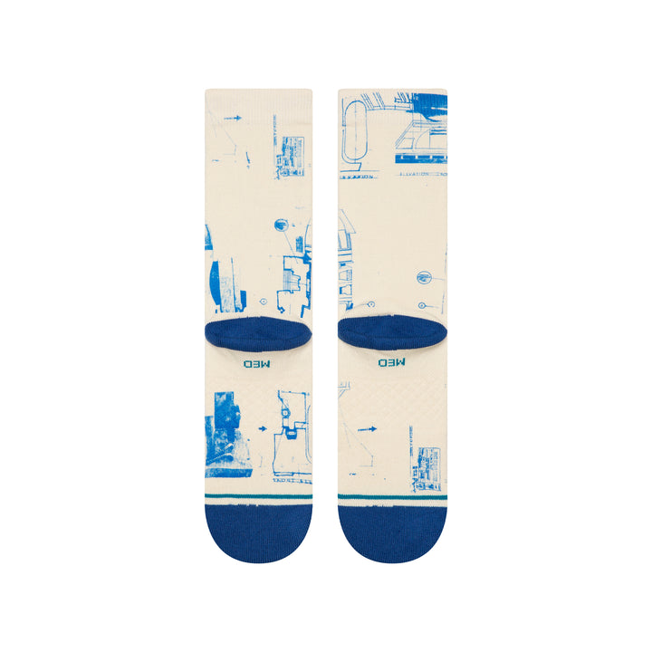 Stance x Star Wars "R2 D2" Combed Cotton Blend Crew Socks