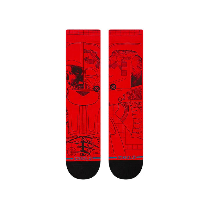 Stance x Star Wars "Vader" Combed Cotton Blend Crew Socks