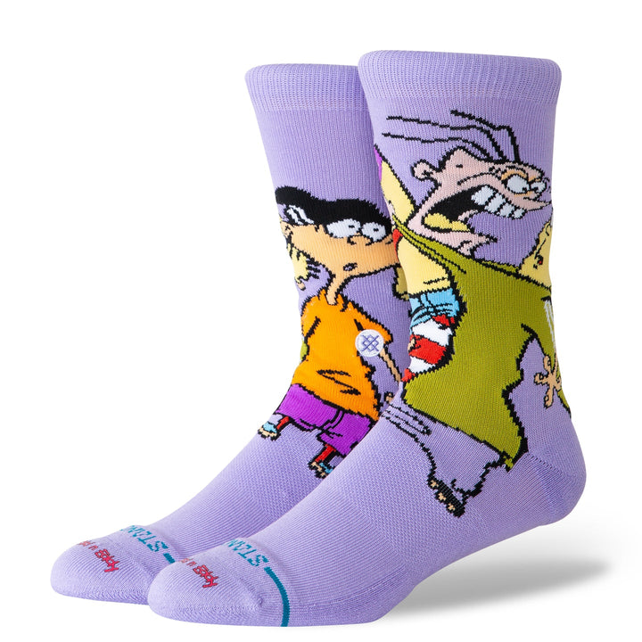 Cartoon Network x Stance Ed Edd Eddy Combed Cotton Blend Crew Socks