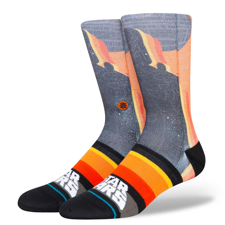 Chaussettes mi-mollet en polyester mélangé Stance x Star Wars « Darth By Jaz » 