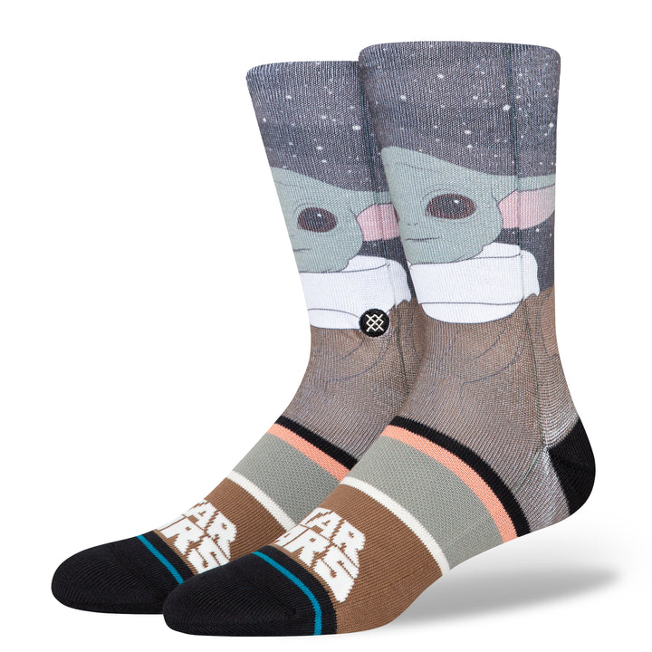 Stance "Grogu By Jaz" Polyester Blend Crew Socks