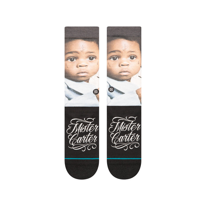 Chaussettes mi-mollet en polyester Stance x Lil Wayne « Mister Carter » 