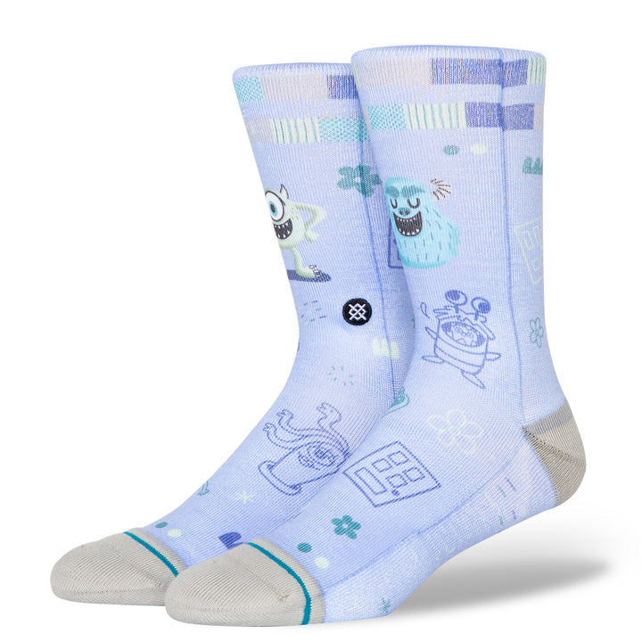 Stance x Pixar Disney 100  "Monsters by R Bubnis" Crew Socks