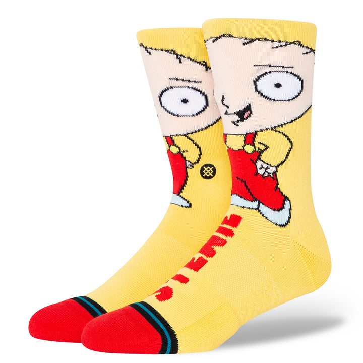 Stance x Family Guy "Stewie" Combed Cotton Blend Crew Socks