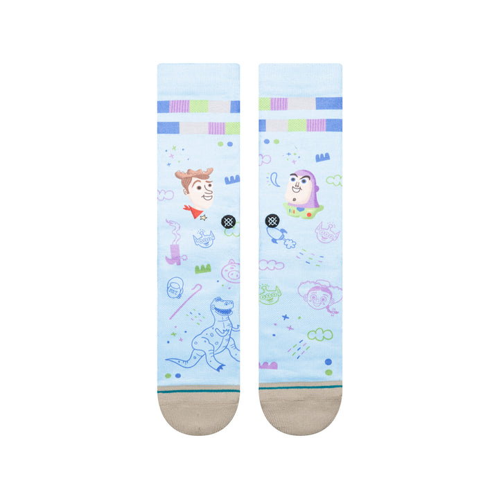 Stance x Pixar Disney 100  "Toy Story by R Bubnis" Crew Socks