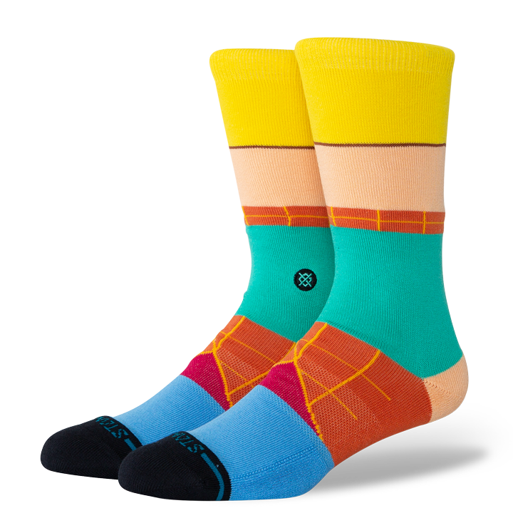 Hey Arnold! x Stance Combed Cotton Blend Crew Socks