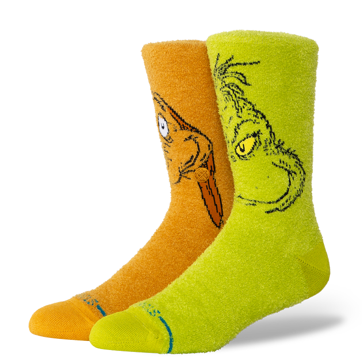 Stance x The Grinch "Grinch and Max" Crew Socks