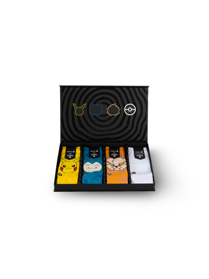 Stance x Pokemon "Trainer" Combed Cotton Crew Socks Box Set