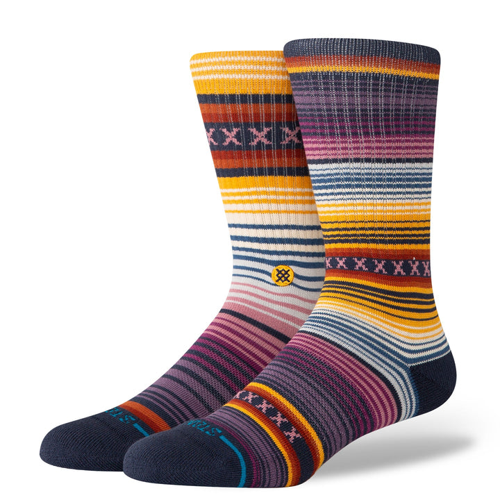 Stance "Curren ST" Striped Combed Cotton Blend Socks