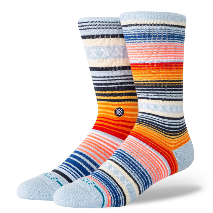 Stance "Curren ST" Striped Combed Cotton Blend Socks