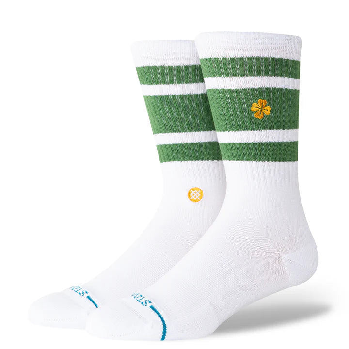 Stance "Feelin' Lucky" Combed Cotton Blend Crew Socks