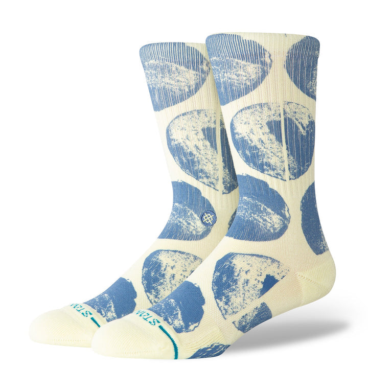 "Pop Dot" Combed Cotton Crew Socks by Stance