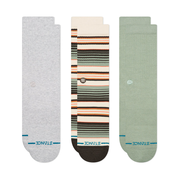 Stance "Repeteur Crew 3 Pack" Combed Cotton Blend Socks