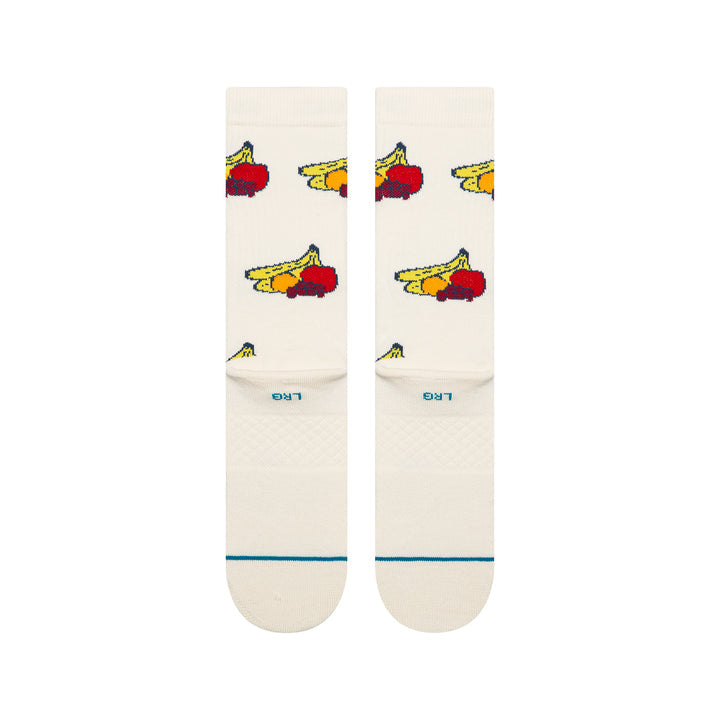 "Fruits" Combed Cotton Crew Socks by Stance