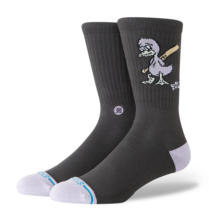 "Lights Out" Combed Cotton Blend Socks by Stance