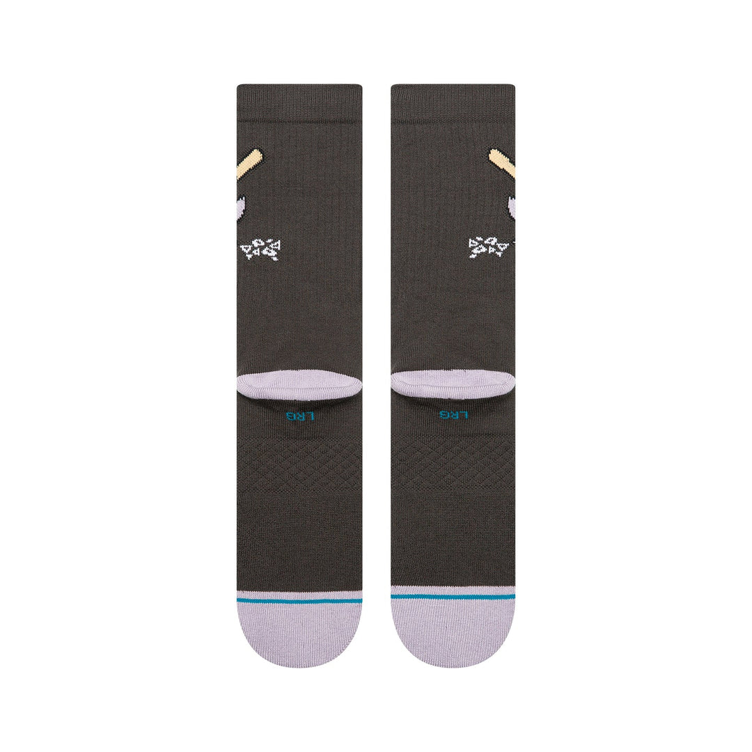 "Lights Out" Combed Cotton Blend Socks by Stance