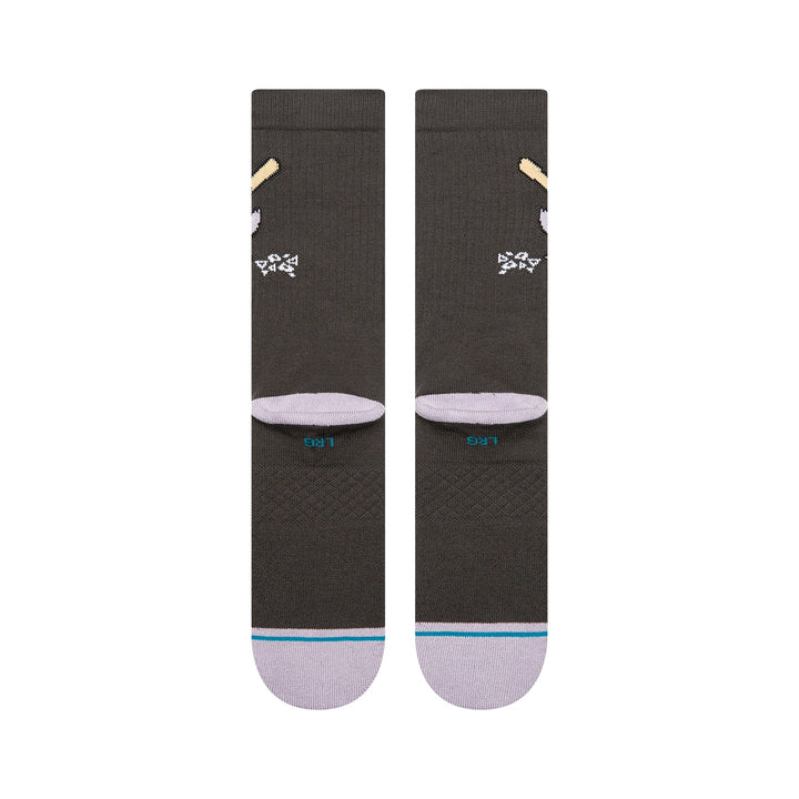 "Lights Out" Combed Cotton Blend Socks by Stance