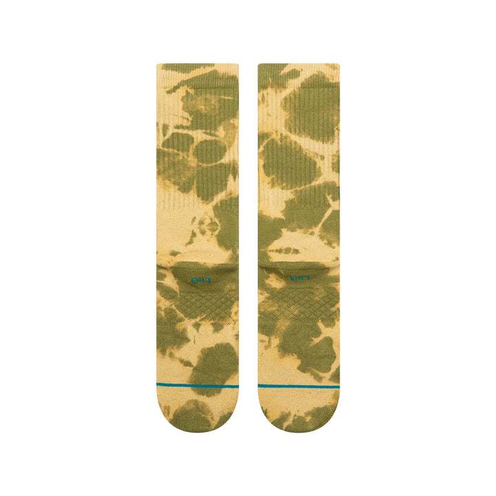 "Spotty Dye" Combed Cotton Blend Crew Socks by Stance