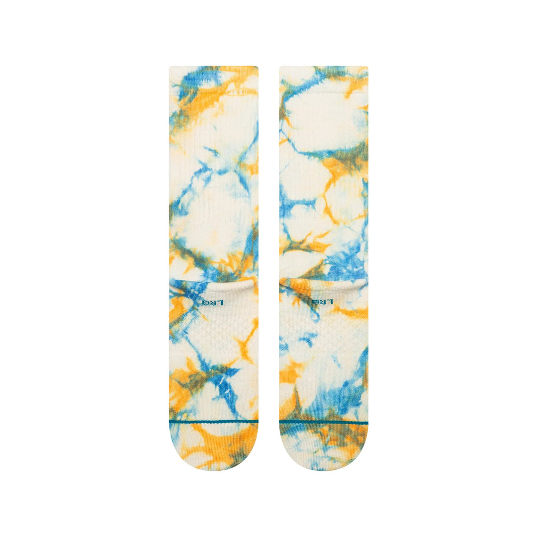 "Spotty Dye" Combed Cotton Blend Crew Socks by Stance